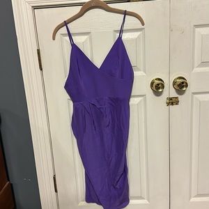 Purple spaghetti strap dress. Size S